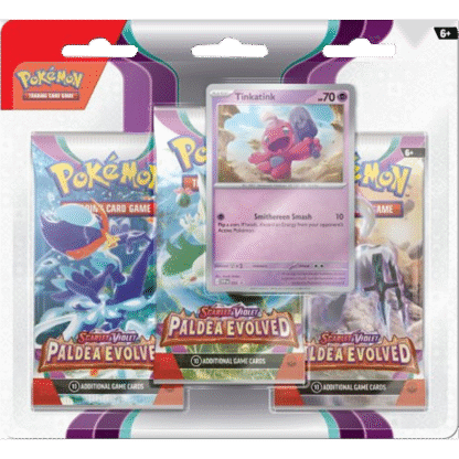 Pokémon Paldea Evolved 3 pack blister