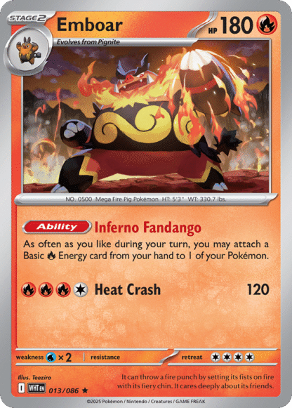 Emboar Reverse - White Flare