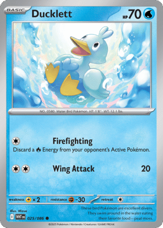 Ducklett Reverse - White Flare