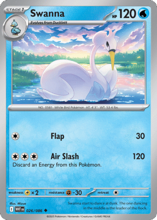 Swanna Reverse - White Flare
