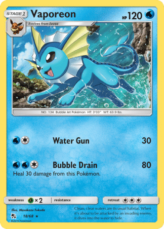 Vaporeon Reverse - Hidden Fates
