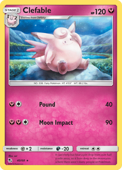 Clefable Reverse - Hidden Fates