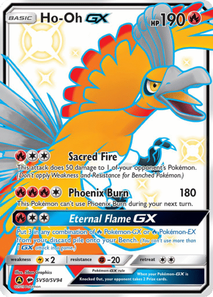 Ho-Oh-GX - Hidden Fates Shiny Vault