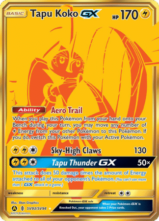 Tapu Koko-GX - Hidden Fates Shiny Vault