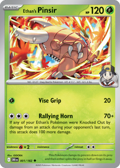 Ethan's Pinsir Reverse - Destined Rivals