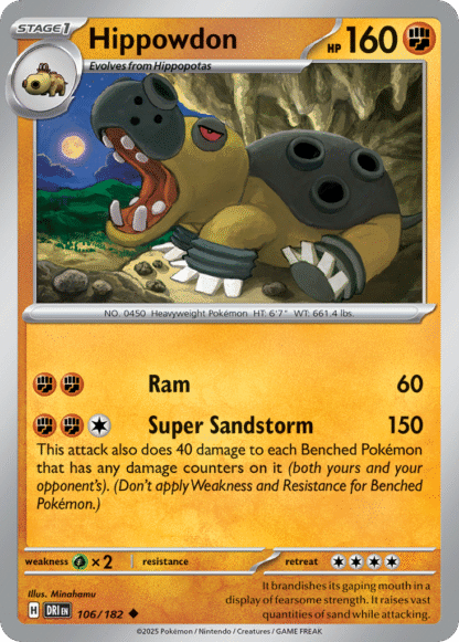 Hippowdon Reverse - Destined Rivals