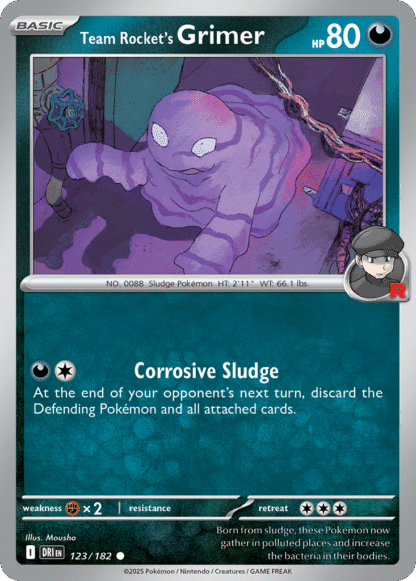 Team Rocket's Grimer Reverse - Destined Rivals