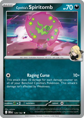 Cynthia's Spiritomb Reverse - Destined Rivals