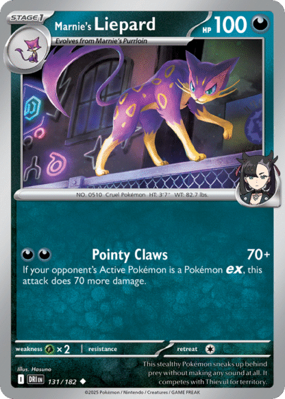 Marnie's Liepard Reverse - Destined Rivals