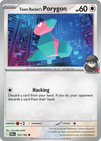 Team Rocket's Porygon Reverse - Destined Rivals