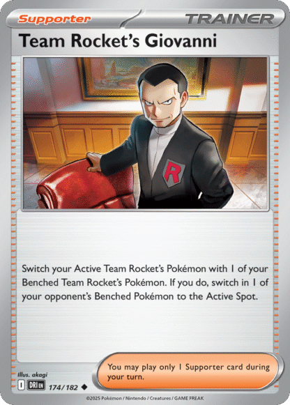 Team Rocket's Giovanni Reverse - Destined Rivals