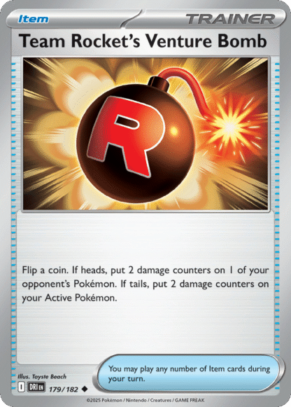 Team Rocket's Venture Bomb Reverse - Destined Rivals