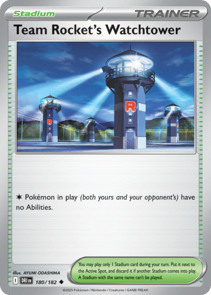 Team Rocket's Watchtower Reverse - Destined Rivals