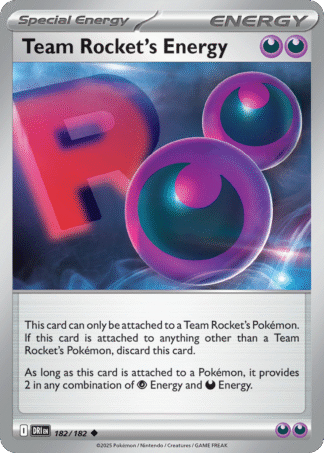 Team Rocket's Energy Reverse - Destined Rivals