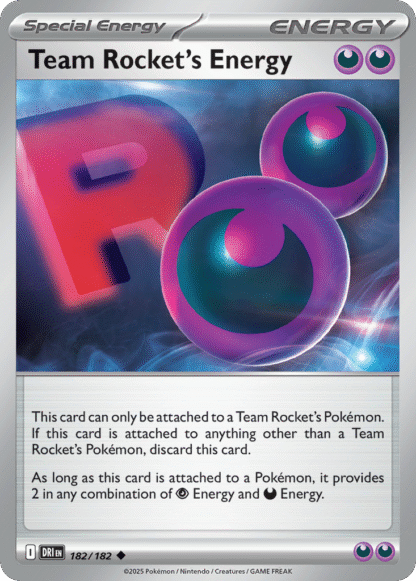 Team Rocket's Energy Reverse - Destined Rivals