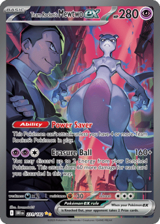 Team Rocket's Mewtwo ex - Destined Rivals