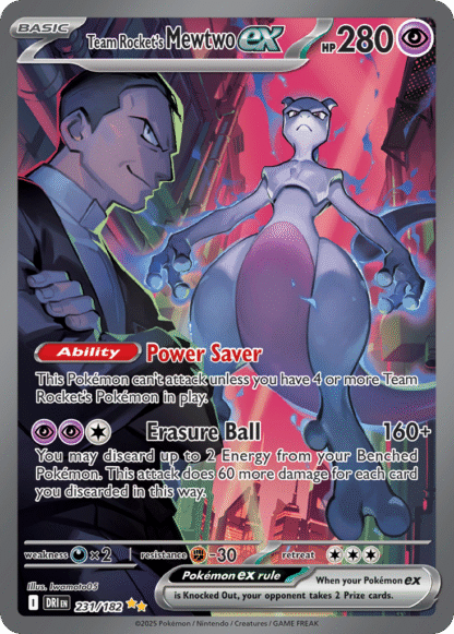 Team Rocket's Mewtwo ex - Destined Rivals