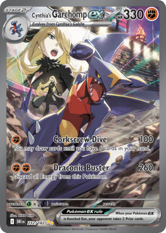 Cynthia's Garchomp ex - Destined Rivals