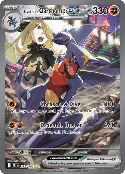 Cynthia's Garchomp ex - Destined Rivals
