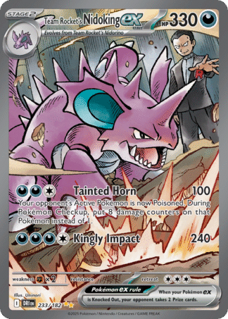 Team Rocket's Nidoking ex - Destined Rivals