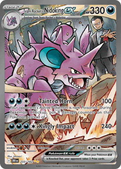 Team Rocket's Nidoking ex - Destined Rivals