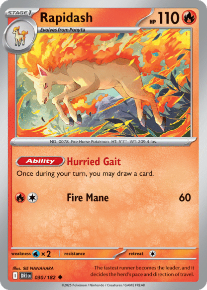 Rapidash Reverse - Destined Rivals