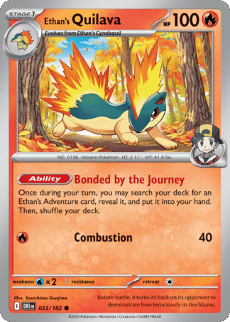 Ethan's Quilava Reverse - Destined Rivals