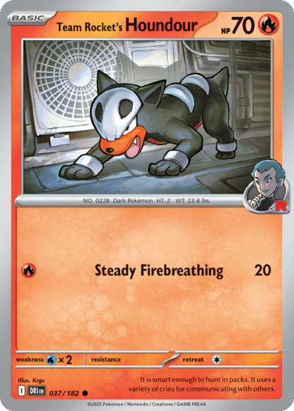 Team Rocket's Houndour Reverse - Destined Rivals