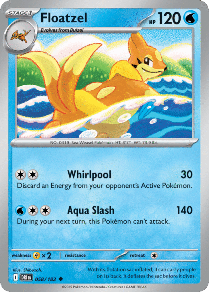 Floatzel Reverse - Destined Rivals