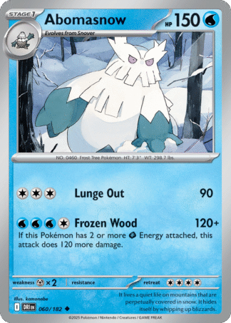 Abomasnow Reverse - Destined Rivals