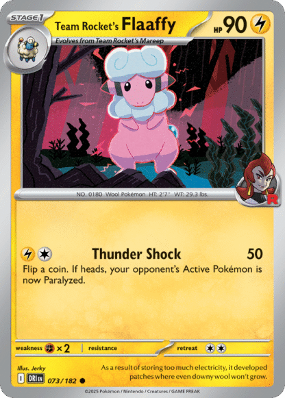 Team Rocket's Flaaffy Reverse - Destined Rivals