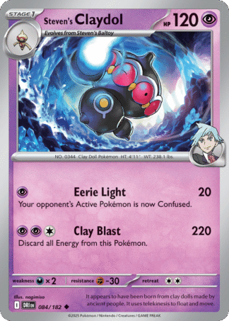 Steven's Claydol Reverse - Destined Rivals