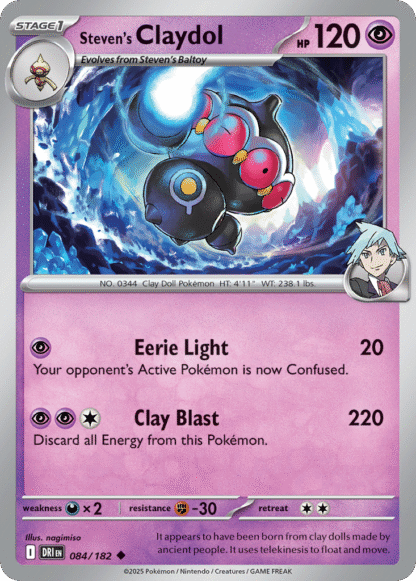 Steven's Claydol Reverse - Destined Rivals