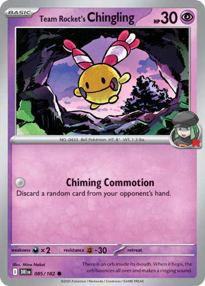 Team Rocket's Chingling Reverse - Destined Rivals