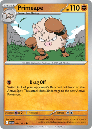 Primeape Reverse - Destined Rivals