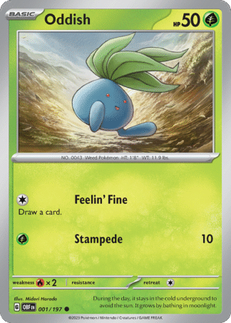 Oddish Reverse - Obsidian Flames