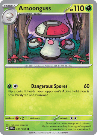 Amoonguss Reverse - Obsidian Flames