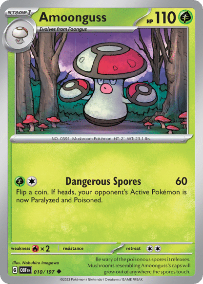 Amoonguss Reverse - Obsidian Flames