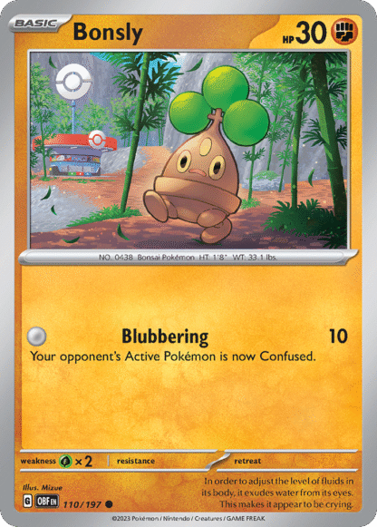 Bonsly Reverse - Obsidian Flames