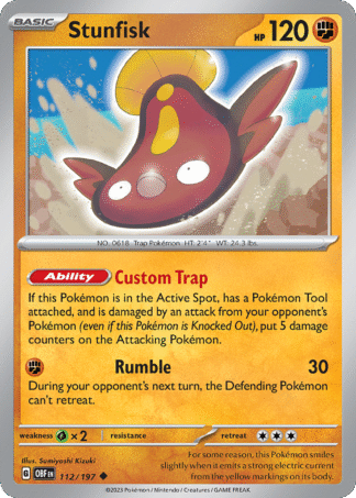Stunfisk Reverse - Obsidian Flames