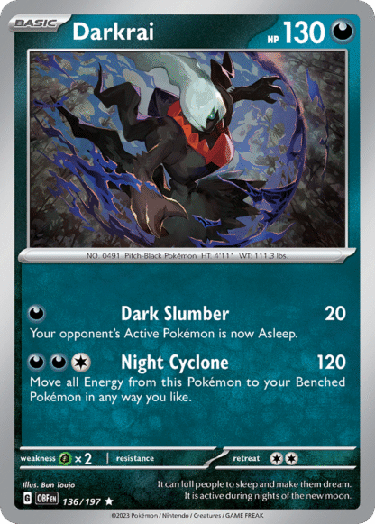 Darkrai - Obsidian Flames