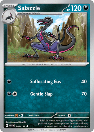 Salazzle Reverse - Obsidian Flames