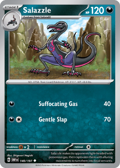 Salazzle Reverse - Obsidian Flames