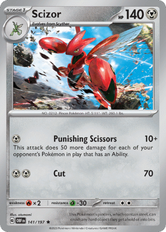 Scizor - Obsidian Flames