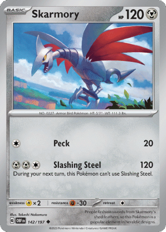Skarmory Reverse - Obsidian Flames
