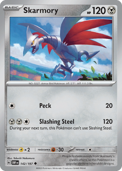 Skarmory Reverse - Obsidian Flames