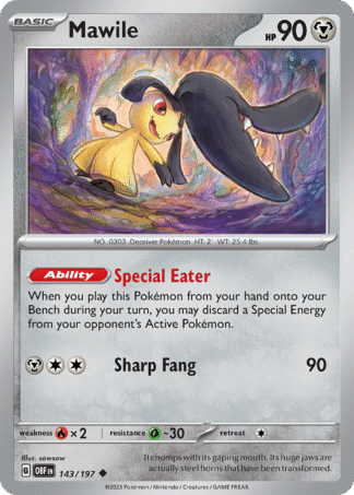 Mawile Reverse - Obsidian Flames