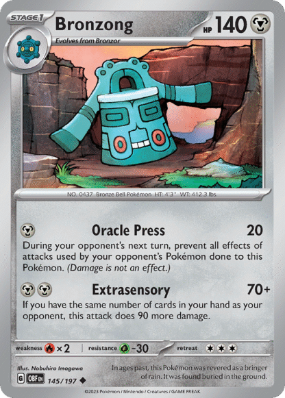 Bronzong Reverse - Obsidian Flames