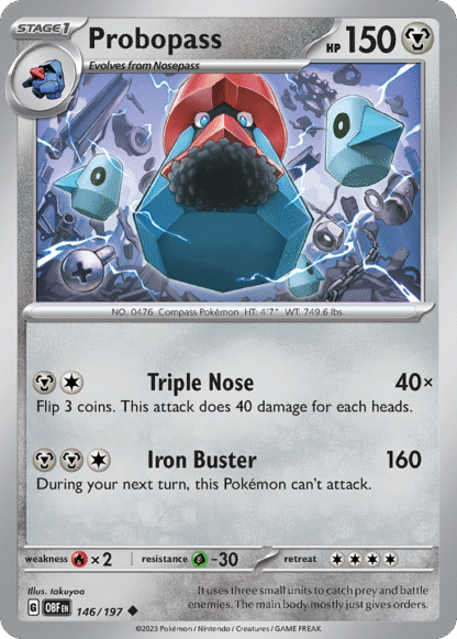 Probopass Reverse - Obsidian Flames