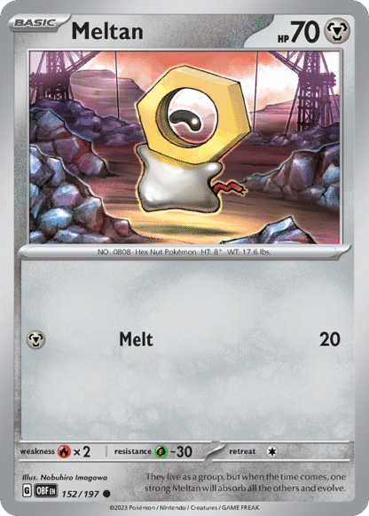 Meltan Reverse - Obsidian Flames